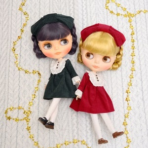 Junie Moonプロデュース「ディアダーリン・ファッション・フォー・ドールズ」からクリスマスにぴったりなドレスセットが発売です！
