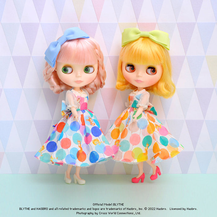 Junie Moonプロデュース「ディアダーリン・ファッション・フォー・ドールズ」から『バルーン柄ワンピースセット』が発売です。