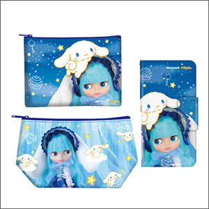 ブライスグッズに新デザインが登場！5月23日より、CWC限定ネオブライス「ウィッシュフルブライス＆スターダストシナモロール」をモデルにデザインされた、 ブライスグッズ『ブライス ポストカードセット』、『ブライス スマートフォン手帳型ケース』、『ブライス フラットポーチS』、 『ブライス マルチポーチ』、A5『ブライスA5ダブルポケットファイル2枚セット』が発売です