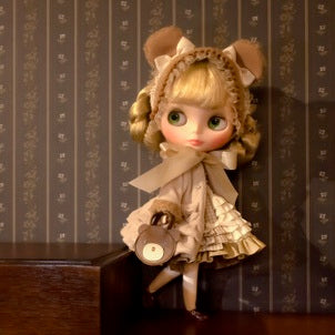 Junie Moonプロデュース Dear Darling fashion for dolls から新商品「くま耳ヘッドドレス付きドレスセット」が発売です！