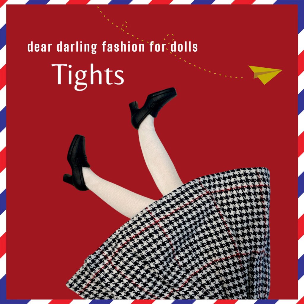 Junie Moonプロデュース Dear Darling fashion for dolls から新アイテム「タイツ」が発売中です！