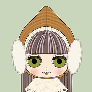 We are pleased to announce the illustration drawing of Neo Blythe "Hazel the Hedgehog".