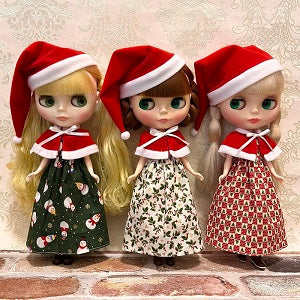 Junie moonプロデュース「ディアダーリン・ファッション・フォー・ドールズ」のDIYソーイングキットにクリスマス用キットが登場です！