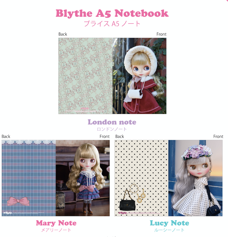 We are please to announce the new design of “Blythe A5 Notebook”