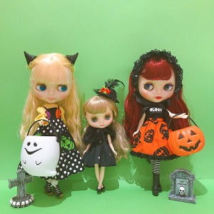 Junie Moonプロデュース「ディアダーリン・ファッション・フォー・ドールズ」のDIYキットにハロウィン柄が登場です！