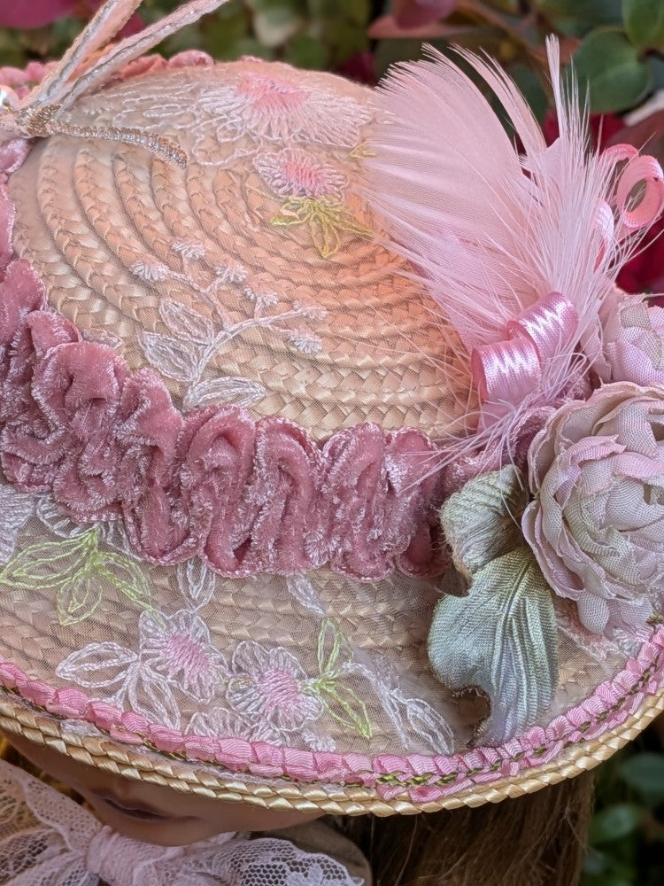 A Hat for dolls (Neo Blythe Size) "Flower Lovely Hat" by Cat's tail