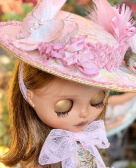 A Hat for dolls (Neo Blythe Size) "Flower Lovely Hat" by Cat's tail