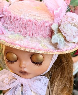 A Hat for dolls (Neo Blythe Size) "Flower Lovely Hat" by Cat's tail