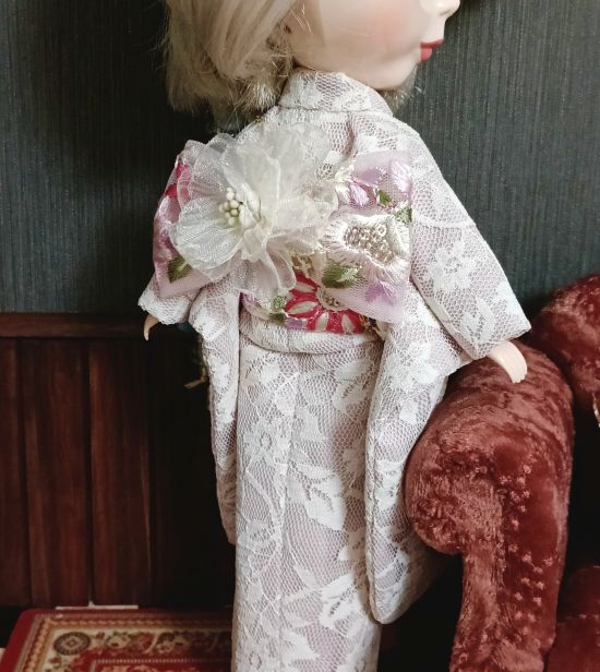 ドレスセット（ネオブライスサイズ）「レースに恋して」by 夢人屋呉服店