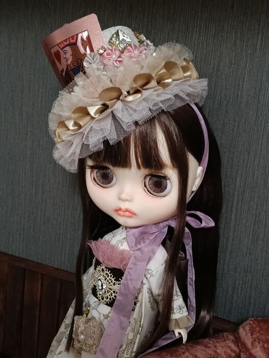 ドレスセット（ネオブライスサイズ）「ピンク・トランプ・ハット・ガール」by 夢人屋呉服店