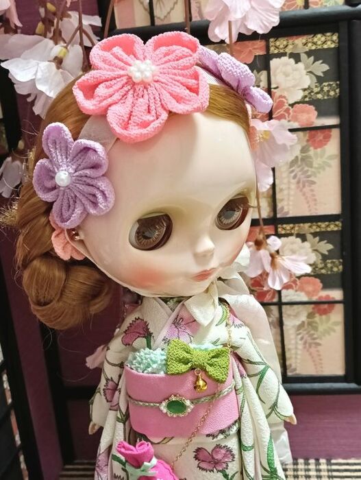 ドレスセット（ネオブライスサイズ）「なでしこ思慕日和」by 夢人屋呉服店