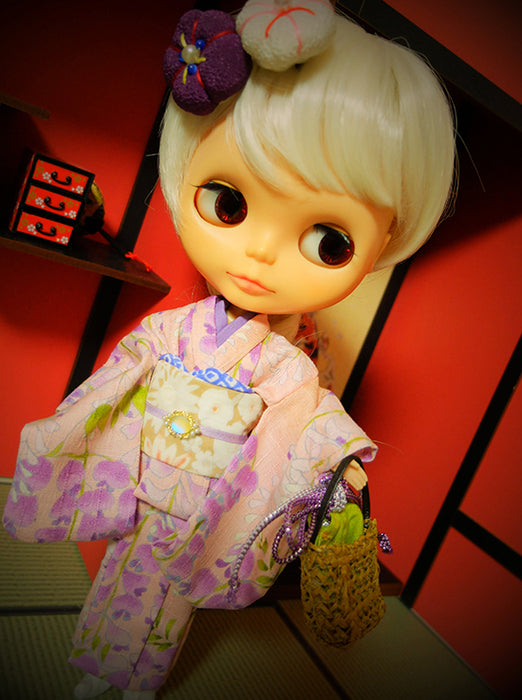 Dress set (Neo Blythe Size) “Flowering Wisteria” by chic☆rin