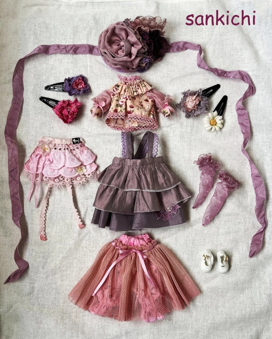 ☆OOAK☆ Artist original doll (Neo Blythe) “Meisje als een boeket – Girl Like a Bouquet” by Olive Garden poco × sankichi