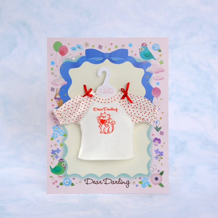 Dear Darling fashion for dolls "Printed Raglan T-Shirt" Black