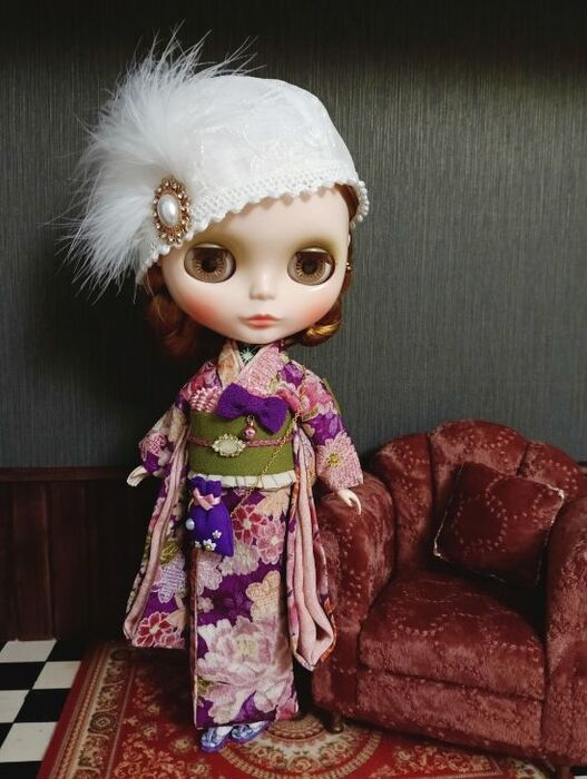 ドレスセット（ネオブライスサイズ）「ピオニー・オブ・ラブ」by 夢人屋呉服店