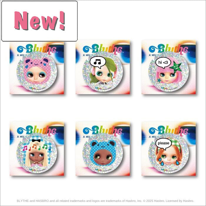 Blythe "Puffy Can Badges (MILK BBI Collaboration)"