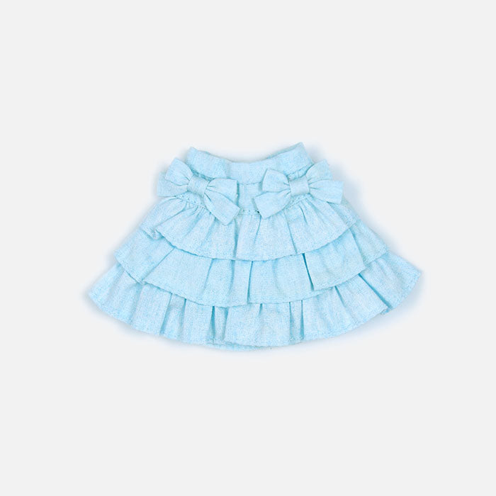 Dear Darling fashion for dolls "Tiered Skirt - Pale Blue"
