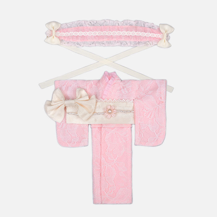 Dear Darling fashion for dolls "Lace Kimono Set - Pink"