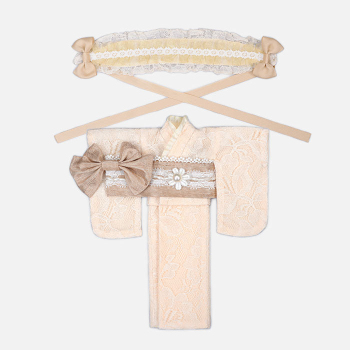 Dear Darling fashion for dolls "Lace Kimono Set - Ivory"