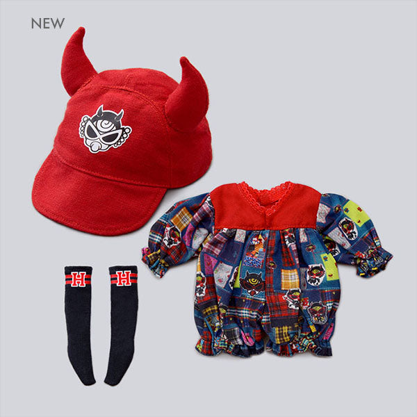 Dear Darling fashion for dolls "Hysteric Mini Collaboration: DEVILKIN Set" Red