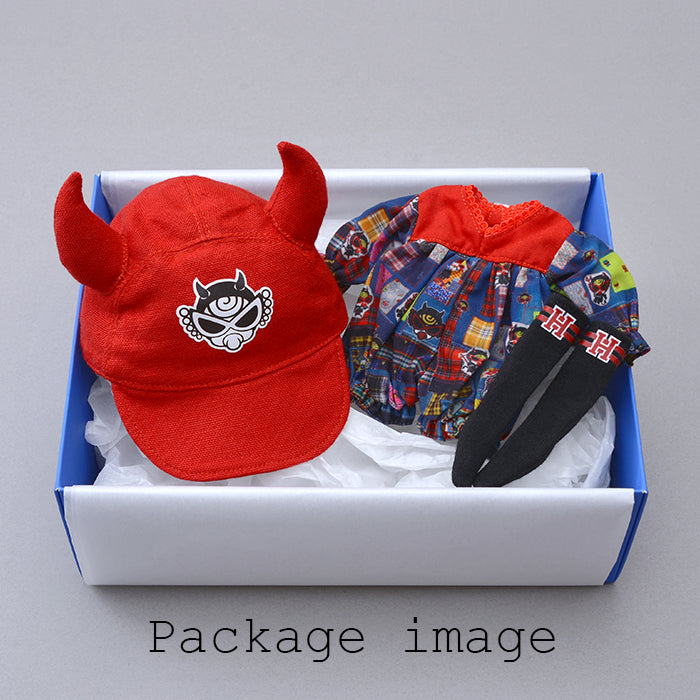 Dear Darling fashion for dolls "Hysteric Mini Collaboration: DEVILKIN Set" Red
