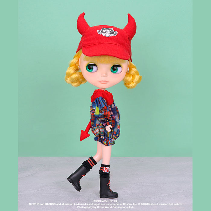 Dear Darling fashion for dolls "Hysteric Mini Collaboration: DEVILKIN Set" Red
