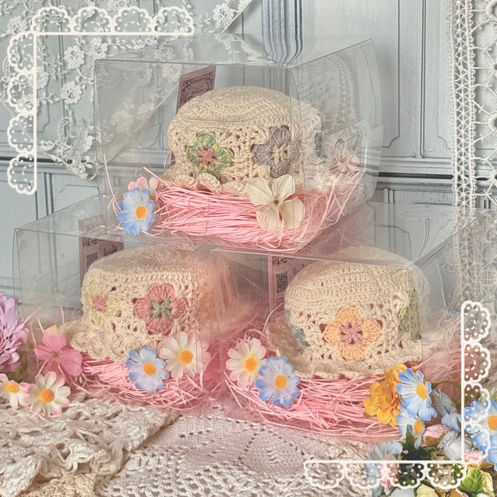 ドール用小物（ネオブライスサイズ）「花笑みのフラワーハット」by Roro'sdoll