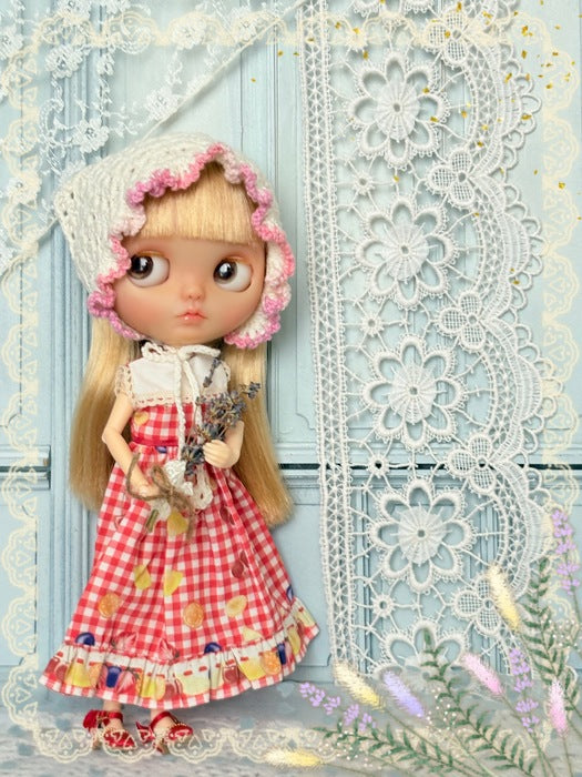 ドレスセット（ネオブライスサイズ）「フルーツガールなワンピース」by Roro'sdoll