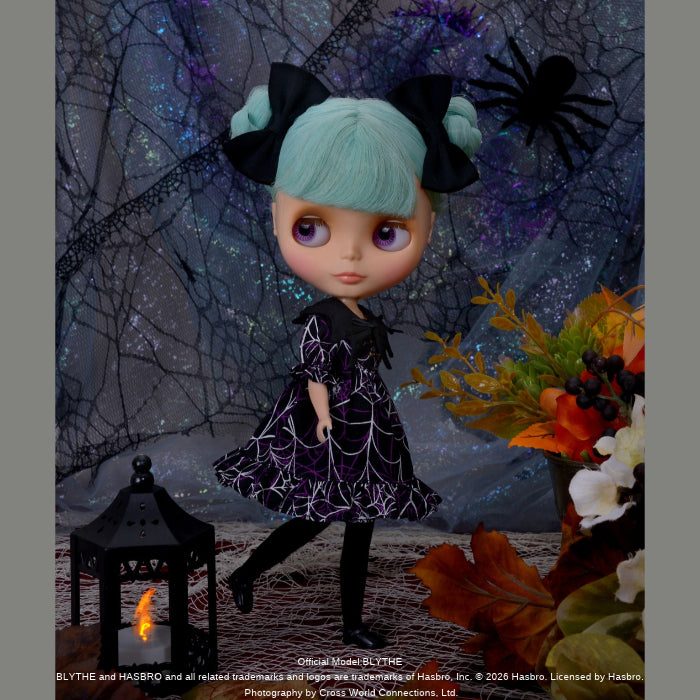 Dear Darling fashion for dolls「つけ襟付きワンピースセット」 スパイダーウェブ