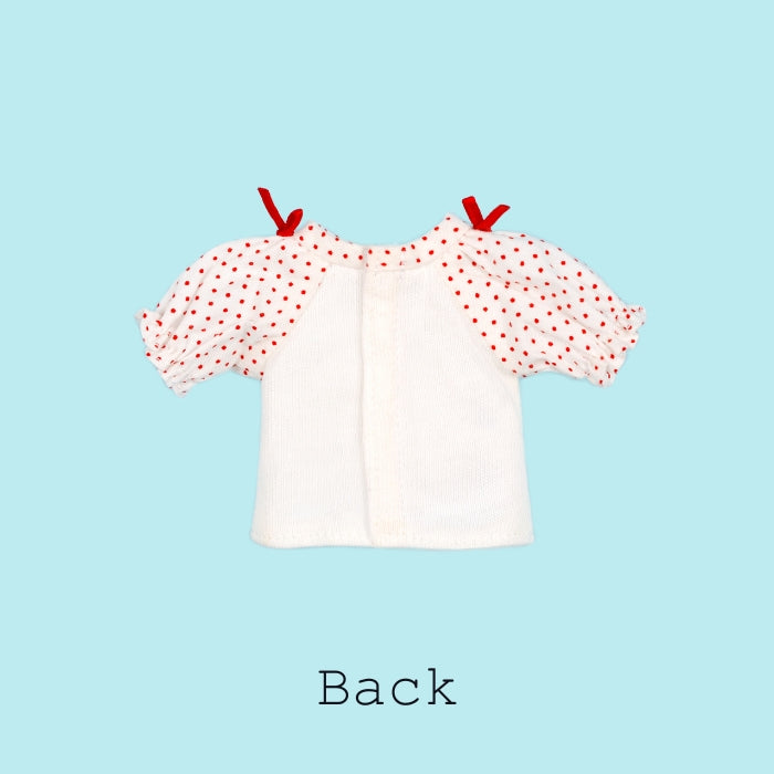 Dear Darling fashion for dolls "Printed Raglan T-Shirt" Red