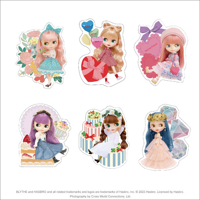 Blythe "die-cut postcards"