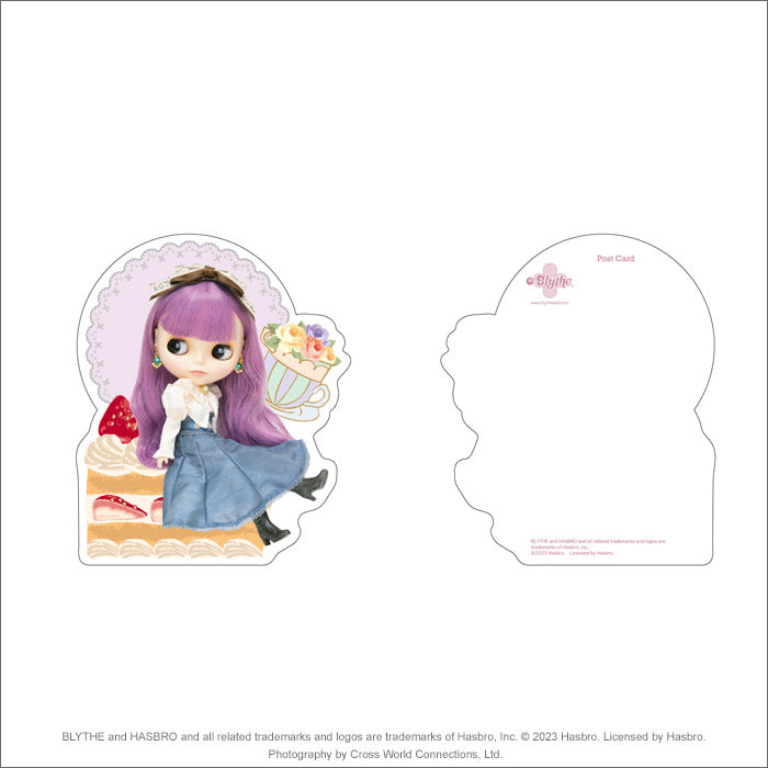 Blythe "die-cut postcards"