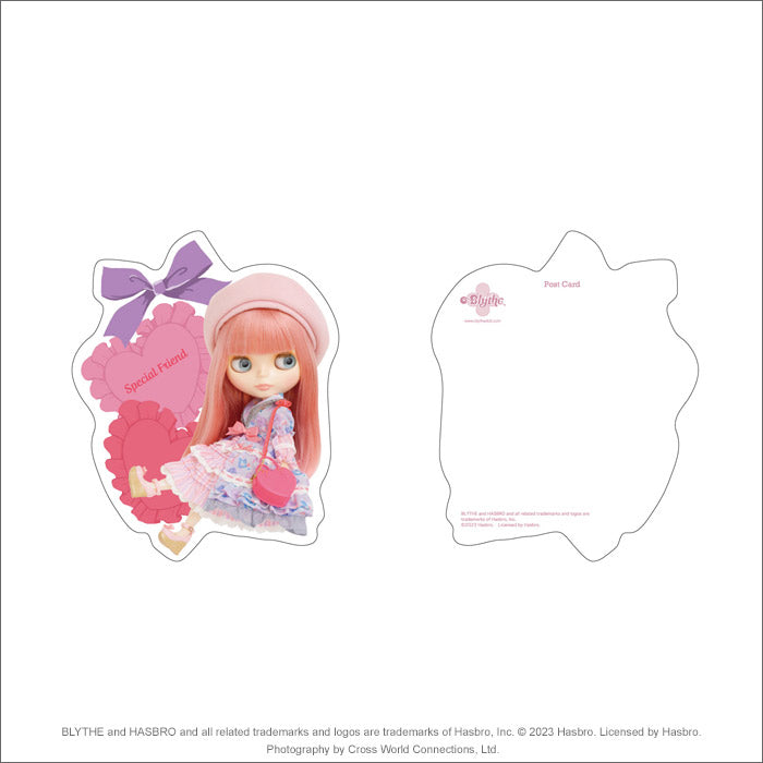 Blythe "die-cut postcards"