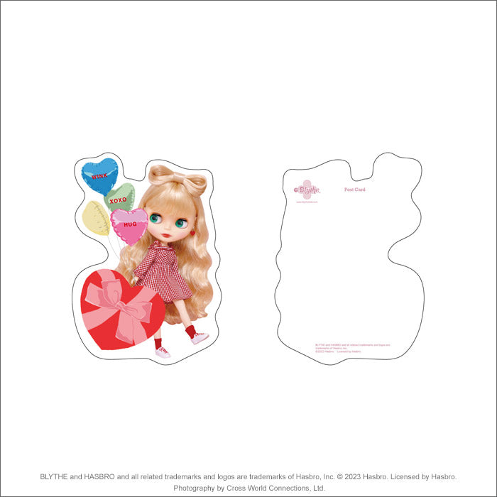Blythe "die-cut postcards"