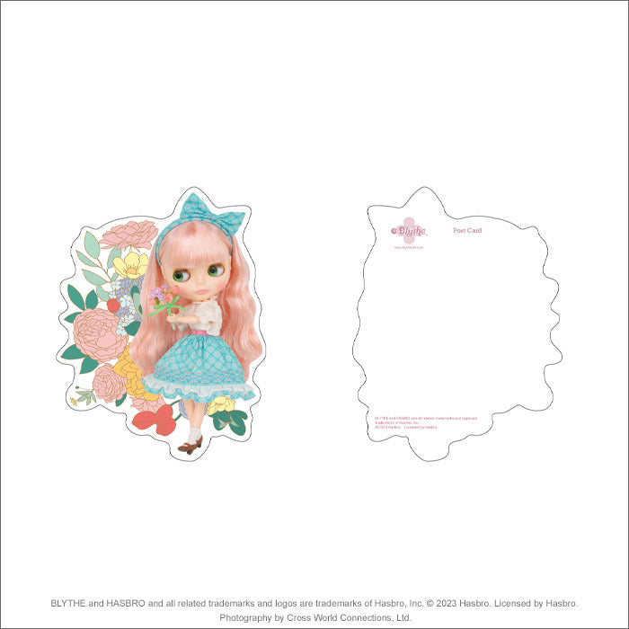 Blythe "die-cut postcards"
