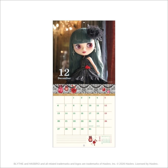 Blythe 2027 Wall Calendar "Timeless Moments"