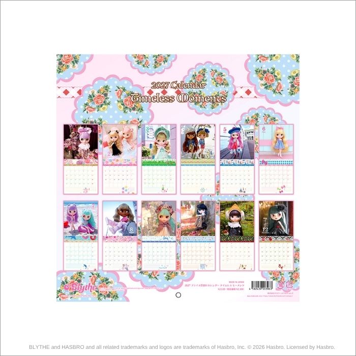 Blythe 2027 Wall Calendar "Timeless Moments"