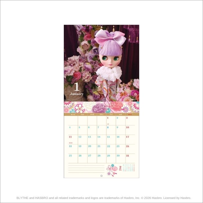 Blythe 2027 Wall Calendar "Timeless Moments"