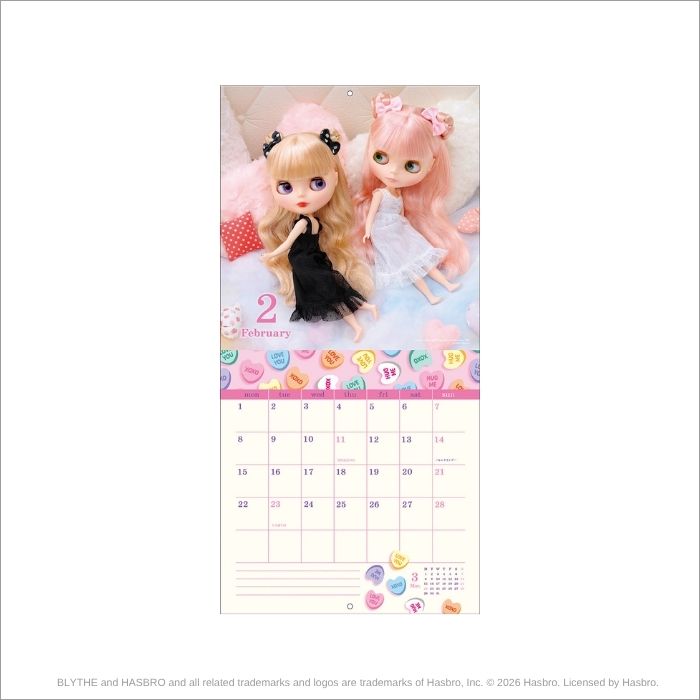 Blythe 2027 Wall Calendar "Timeless Moments"