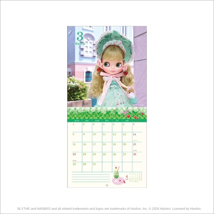 Blythe 2027 Wall Calendar "Timeless Moments"