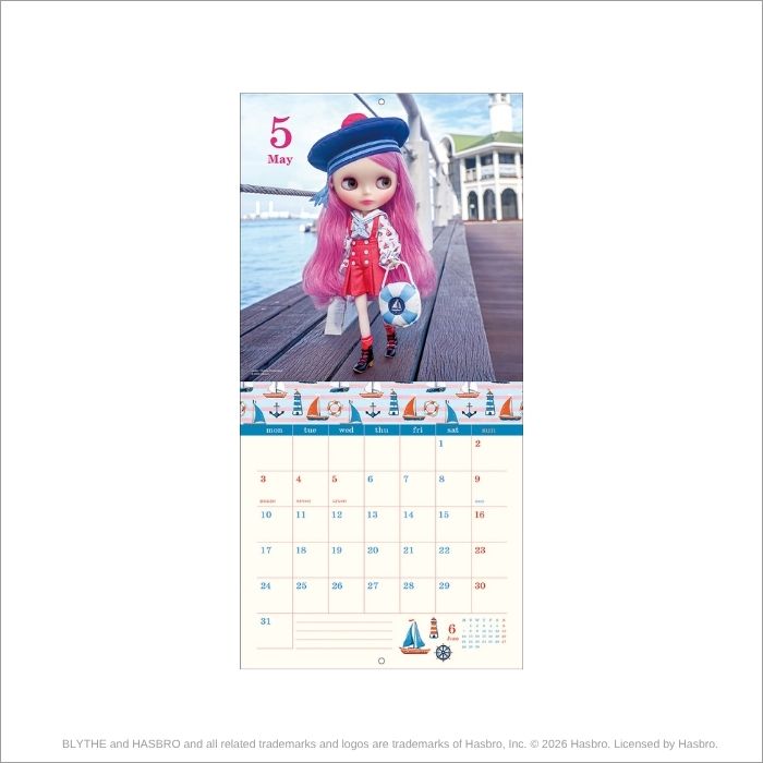 Blythe 2027 Wall Calendar "Timeless Moments"
