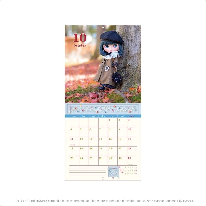 Blythe 2027 Wall Calendar "Timeless Moments"