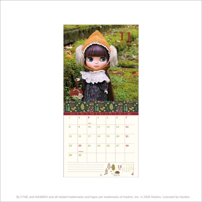 Blythe 2027 Wall Calendar "Timeless Moments"