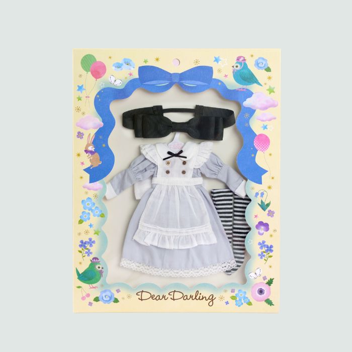 Dear Darling fashion for dolls「アリスセット」ブルーグレー