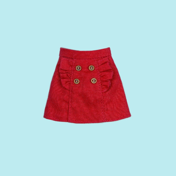 Dear Darling fashion for dolls "Design Mini Skirt" Red