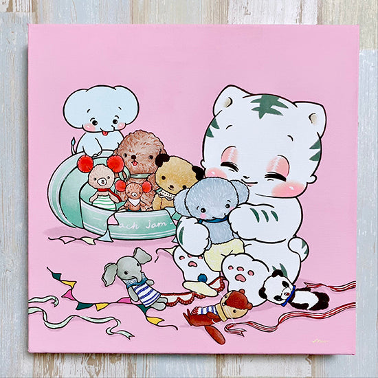 ☆OOAK☆ Original painting（analog art）"Canvas Art [Treasures of Tiorra]" by ARU.