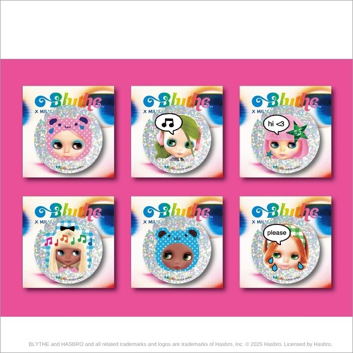 Blythe "Puffy Can Badges (MILK BBI Collaboration)"