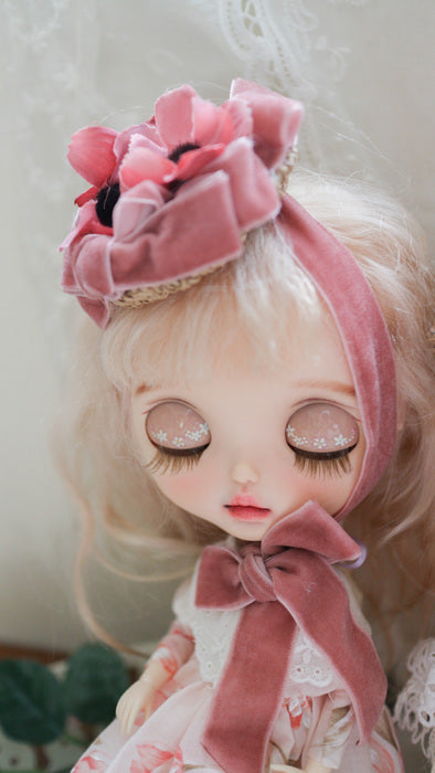 Dress set (Neo Blythe Size) "Laetitia Collection 〝fleurs roses〟《~ deux ~》" by Laetitia