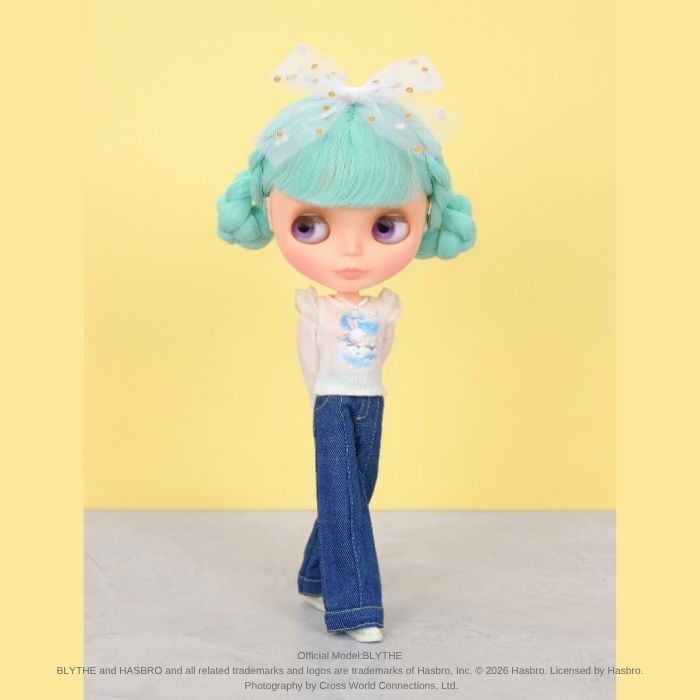 Dear Darling fashion for dolls "Shoulder Frill Tees"