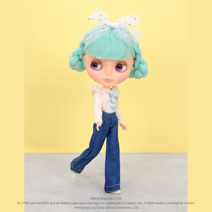 Dear Darling fashion for dolls "Shoulder Frill Tees"